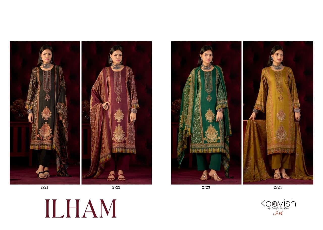 pashmina suits – Black – image 6