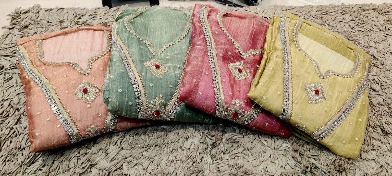 Fancy Banarasi silk suit – image 2
