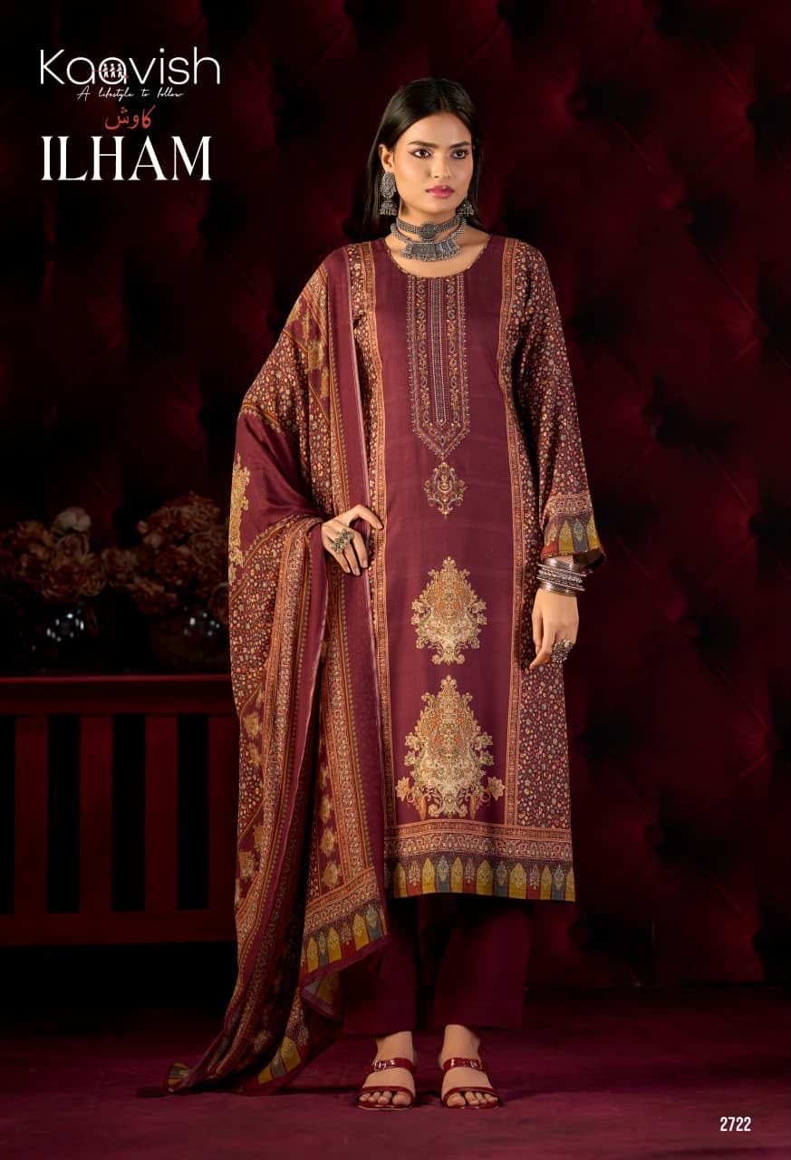pashmina suits – Black – image 4