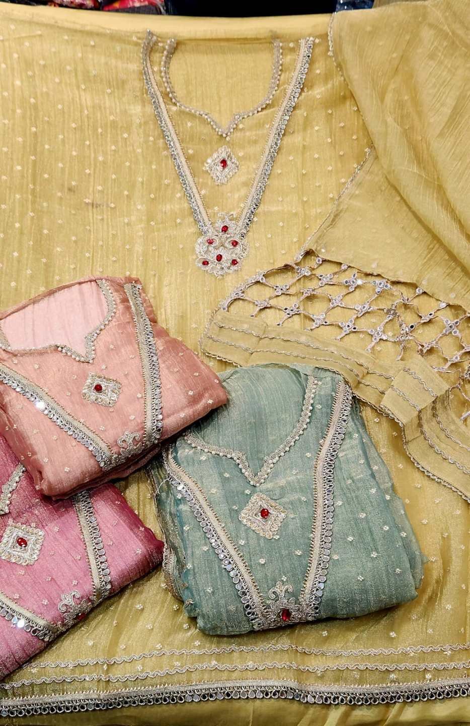 Fancy Banarasi silk suit
