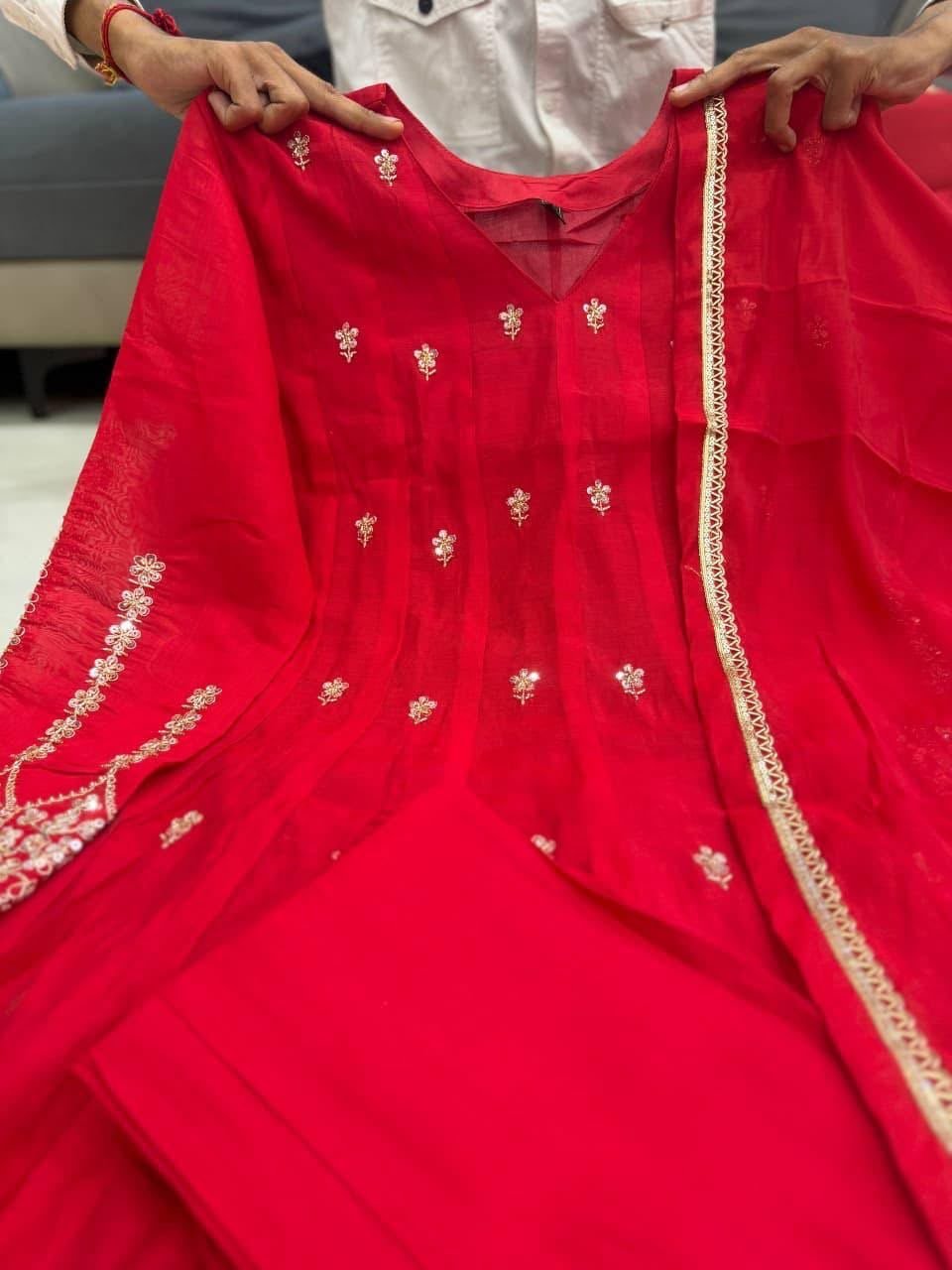 *❤️ WEDDING Ruby PREMIUM DESIGNER FESTIVAL ANARKALI SUIT COLLECTION – image 3