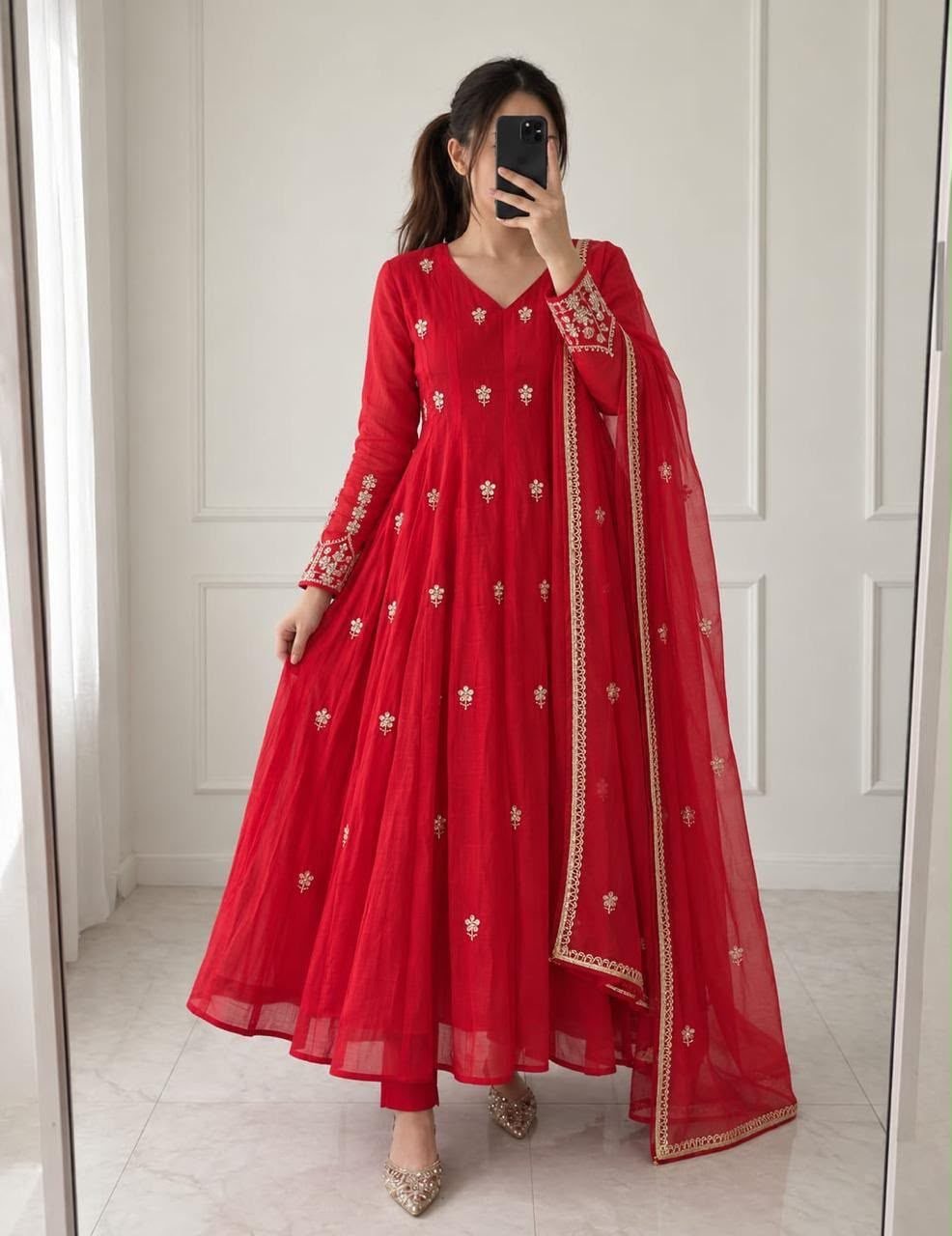 *❤️ WEDDING Ruby PREMIUM DESIGNER FESTIVAL ANARKALI SUIT COLLECTION
